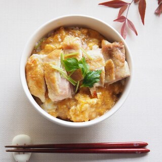 とろとろクリーミーな変わり親子丼